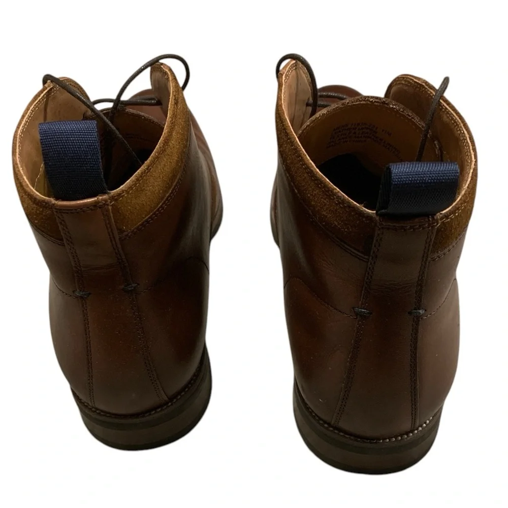 Florsheim Men’s Chukka Boots 11M Brown Leather Suede Comfort Tech Ortholite